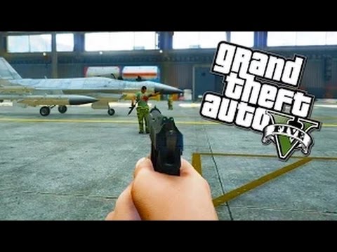 GTA 5 - First Person Walkthrough Part 31 "Minor Turbulence" (GTA 5 PS4 Gameplay)