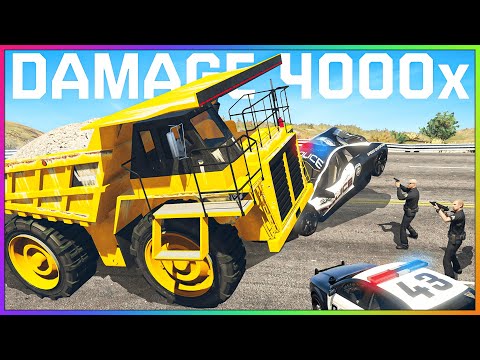 GTA 5 RP - DUMP TRUCK vs COPS