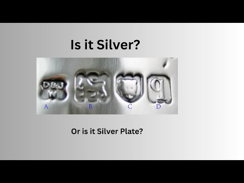 English Silver Hallmarks - Is it silver or is it silverplate?