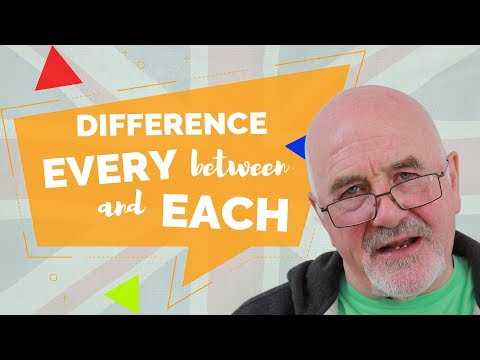 Difference between EVERY and EACH - Helpful Tips to Improve English