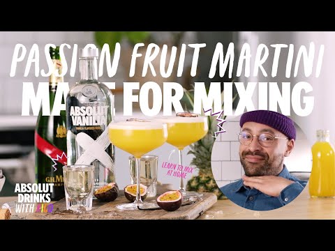 The Passionfruit Martini ✨ Champagne Cocktails 🥂 Absolut Drinks With Rico