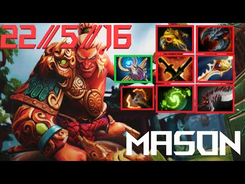 Mason Troll Warlord Carry Dota 2 Full Gameplay Patch 7.31b