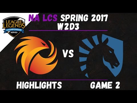 P1 vs TL Highlights Game 2 NA LCS 2017 Spring W2D3 Phoenix1 vs Team Liquid