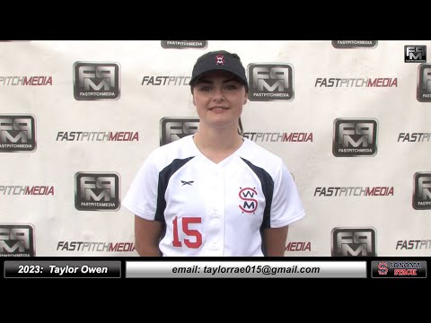 2023 Taylor Owen Third Base and Outfielder Softball Skills Video - Sonoma Stack
