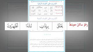 صورة رياضة اللسان على النطق بأحرف القرآن 30 : التدريب العملي على الحروف الرخوة في كل حالاتها