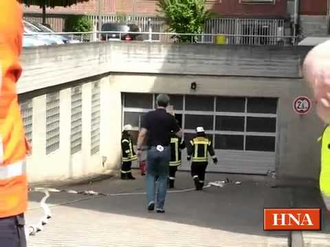 Brand bei der Polizei in Northeim