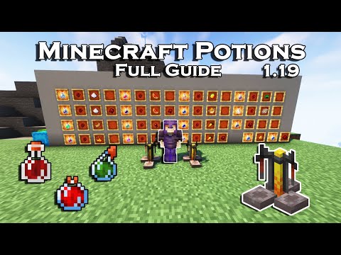 Minecraft Potion Brewing Guide | All Potion Recipe, Uses, Ingredients and More | Java Edition 1.19+
