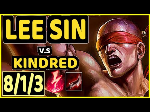 CBOI (LEE SIN) vs KINDRED - 8/1/3 KDA JUNGLE GAMEPLAY - EUW Ranked MASTER