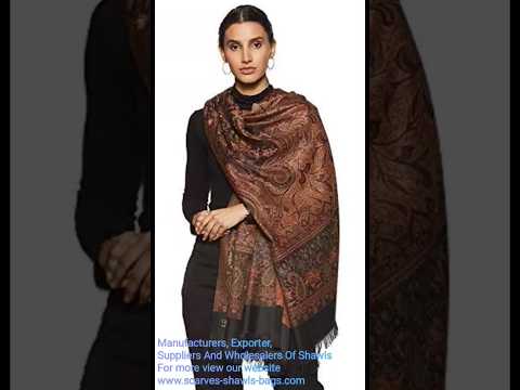 Mix colors wool melange shawls, 100*180 cm