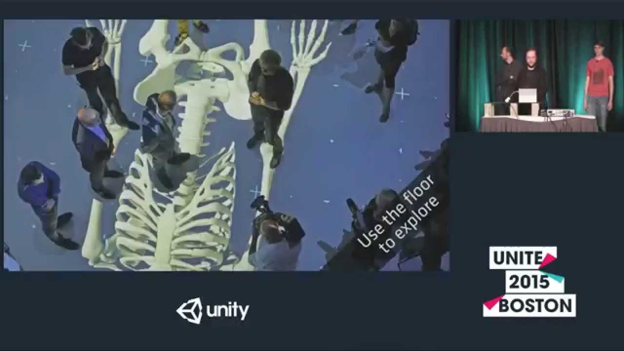 Unite 2015 - Virtual Reality for Large Multi-User Environments