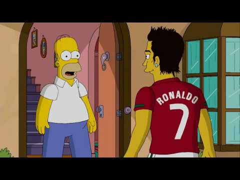 Cristiano Ronaldo On The Simpsons