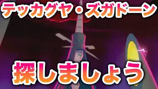 色違い厳選のためにダイアドでテッカグヤ・ズガドーン探し