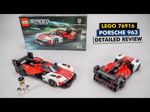 Thumbnail for LEGO Speed Champions 76916 Porsche 963 detailed building review by Porsche 963