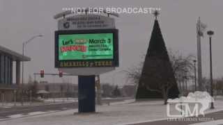 preview picture of video '12-30-14 Amarillo, Texas Snow B-Roll'