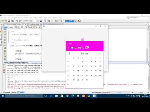 JavaFX Material Design JFoenix Tutorial 56   JFXDatePicker