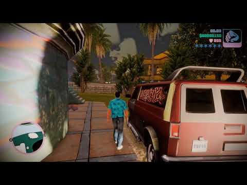 GTA: Vice City Defenetive Edition Gameplay - 4k 60fps 15minutes gameplay free roam