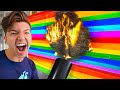 ULTIMATE 100 Layers of Rainbow Duct Tape Challenge! ULTIMATE 100 Layers of Rainbow Duct Tape Challenge!