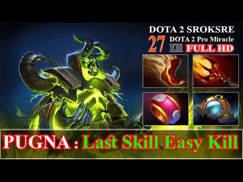 MIRACLE [Pugna] How to Pro Midlane Crazy Plays 7.24 Dota 2 - Dota 2 Sroksre 27 Kill