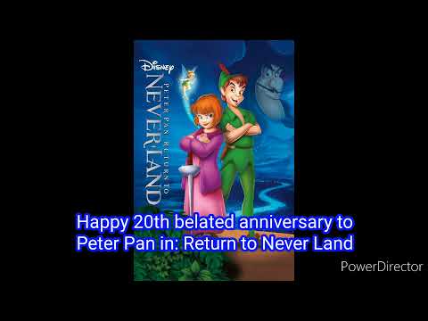 Happy 20th belated anniversary to Peter Pan in: Return to Never Land