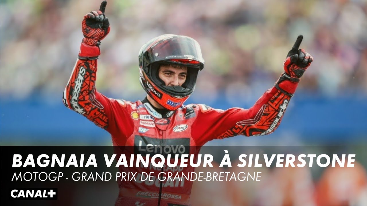 Francesco Bagnaia s'impose, Quartararo 8ème - Grand Prix de Grande-Bretagne - MotoGP
