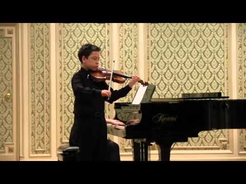 eMuse competition video   Damian Radu Florescu,violin,  11 years old, Romania