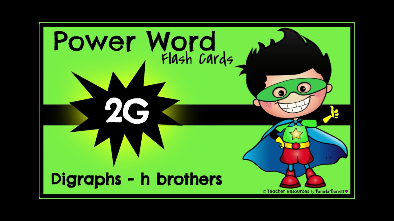 (2G) Digraphs Flash Cards
