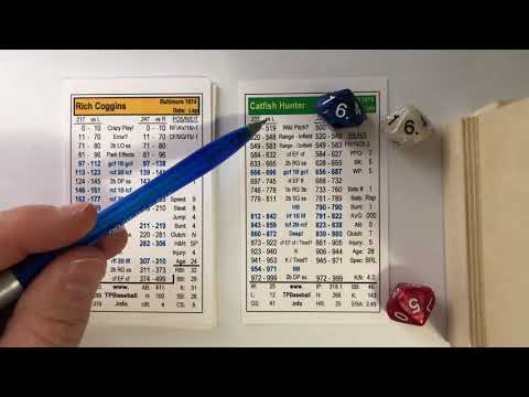 By request: Triple Play Baseball Game demo/walkthrough (Cards and Dice simulation)