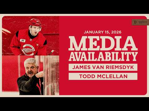 James van Riemsdyk & Todd McLellan Practice Media | Jan. 15, 2026