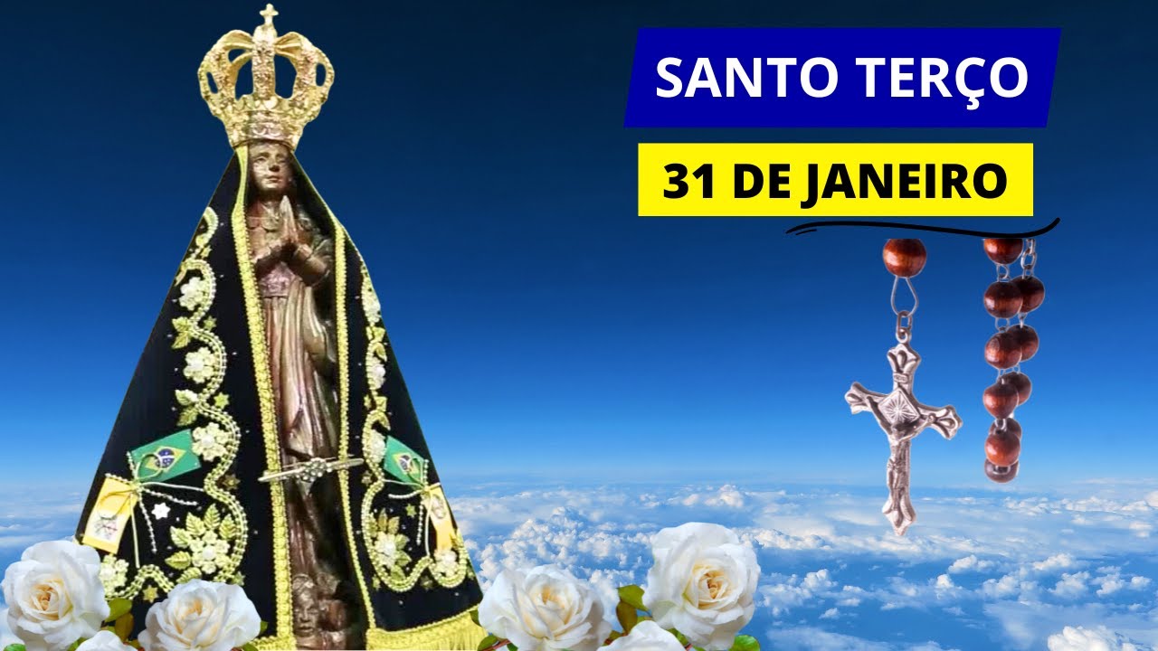 SANTO TERÇO DE APARECIDA DE HOJE - 31/01/2025 | MISTÉRIOS DOLOROSOS | SEXTA-FEIRA