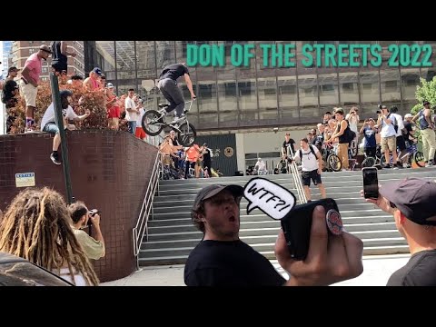 DON OF THE STREETS 2022 - BMX RIDERS TAKEOVER NEW YORK CITY #bmx #nyc #donofthestreets