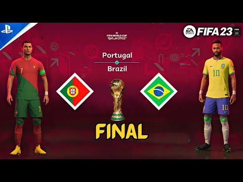 FIFA 23 Portugal vs Brazil FWC final