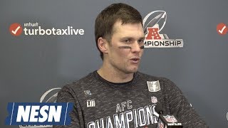 Tom Brady Patriots vs. Chiefs AFC Championship Postgame Press Conference