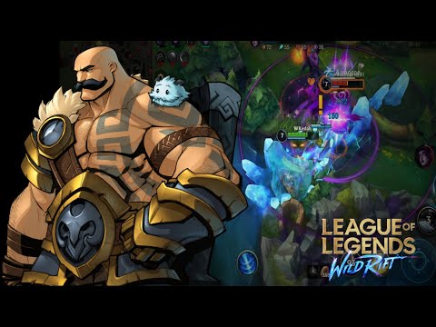 BRAUM SHIELD TO PROTECT, SMASH TO ATTACK | WILD RIFT SEASON 7