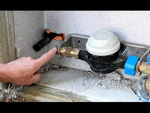 comment poser une nourrice d'eau