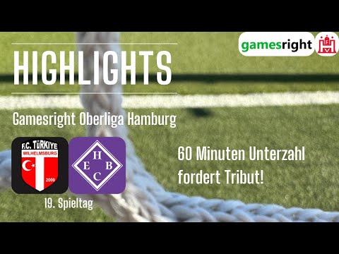 19. Spieltag Gamesright Oberliga Hamburg Highlights FC Türkiye - HEBC