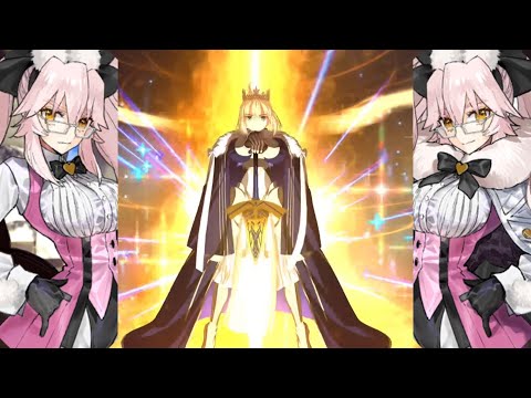 【FGO】"100% Refund" Grand Saber Lord Logres Black Grail Buster Looping