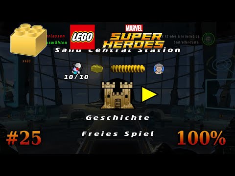 LEGO MARVEL Super Heroes #25 | Sand Central Station 100%💎 |German| |No Commentary|
