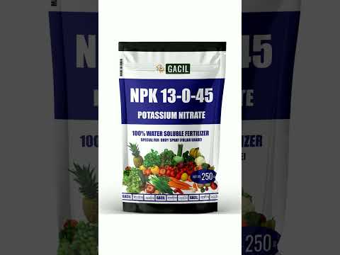 Potassium Nitrate NPK 13-0-45 Water Soluble Fertilizer #fertilizer #garden #shorts #growth