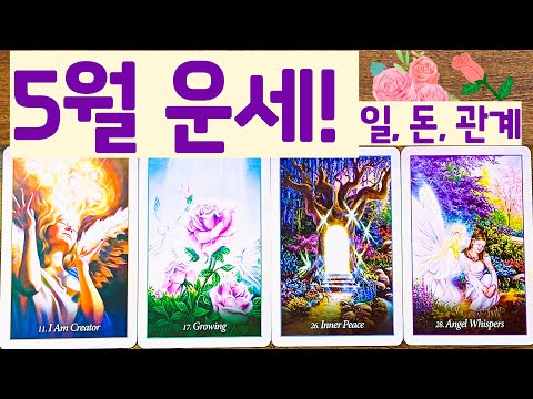🌈✨[타로]✨  5월 운세 ! 일, 돈, 관계운!🌹🤍🪽