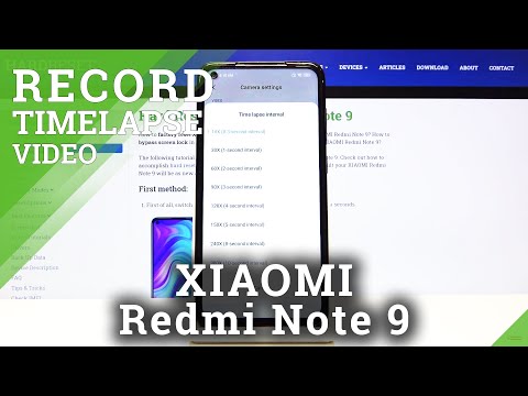 XIAOMI Redmi Note 9  Change Speed of TimeLapse
