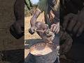 Why Do Hadzabe Tribe Hunters Love Baboon Head Soup?#shortsfeed #hadzabetribe