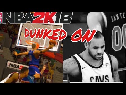 NBA 2K18 IOS/ANDROID My Career- LeKing and the Cavs CHOKING! CRAZY Poster and Ankle Breaker!
