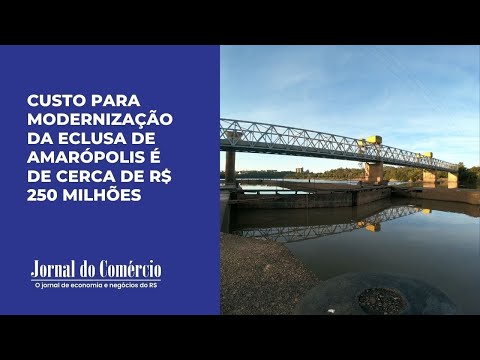 Custo para modernização da eclusa de Amarópolis é de cerca de R$ 250 milhões