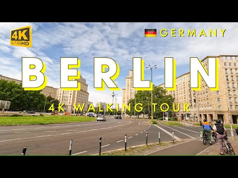 Walking Tour Berlin 4K Spaziergang im sozialistischen Realismus auf der Karl-Marx-Allee