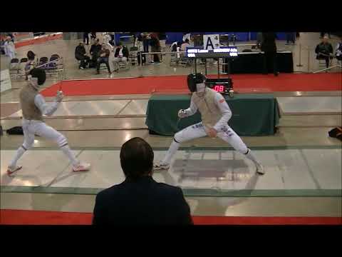 2018 Div I Nationals Men's Foil Quarters: Orts vs. Mathieu