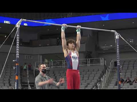 Nicolas Kuebler - High Bar - 2021 U.S. Gymnastics Championships - Senior Men Day 1