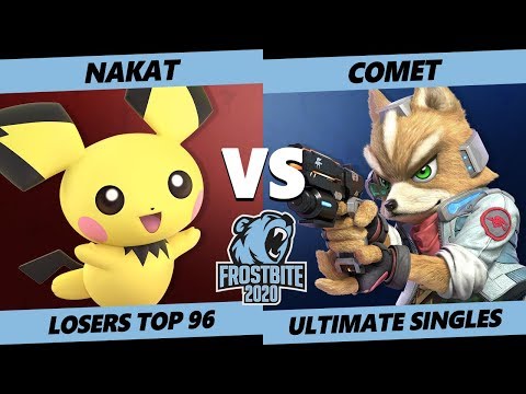 Frostbite 2020 SSBU Losers Top 96 - Mazer | NAKAT (Pichu) Vs. Comet (Fox) Smash Ultimate Singles