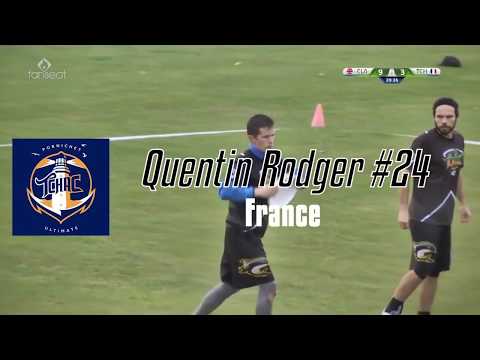 Quentin Rodger France #24 for EYPOTY 2017 - Ultimate frisbee