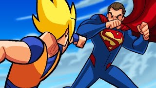 Dragon Ball Z vs DC Superheroes - What If Battle -