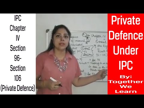 Private Defence|| IPC || Section 96 -106) Video